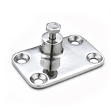 Stainless Steel 4 Hole Side Mount Deck Hinge