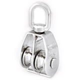 Stainless Steel Swivel Double Pulley