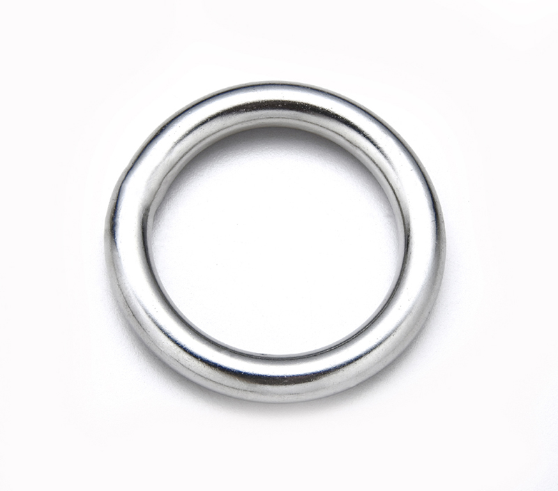 Marine Welded Round O Rings Stainless Steel Boat Rigging Hardware 6x40mm
