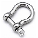 Stainless Steel Bow Shackle US Type (Over Size Pin), US Bow Shackle